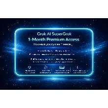 Grok AI SuperGrok/Heavy — премиум-доступа (аккаунт или активация на вашу почту)