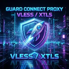 Guard Connect Proxy (VLESS) | Подписка на 6 Месяцев | Low Ping (-15%)