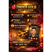 Tinder Gold | 1w–12mo | Unlimited Likes | Fast Global Activation