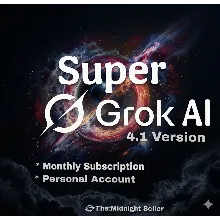 Super Grok AI ( 4.1 Обновлять Версия ) Ежемесячная подписка