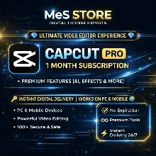 ✨ CapCut PRO 1 Year Подписка ✅ ПК и Мобильный 💻📱 Мгновенная Доставка ⚡️ Премиум Фу