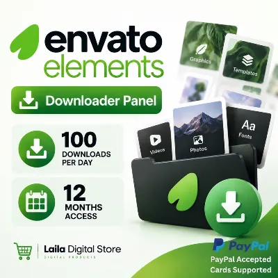 Envato Elements 12 месяцев - Панель загрузок - 100 загрузок в день АВТО - irongamers.ru