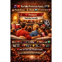 YouTube Premium Family | Приватный доступ | ⏳ 1 месяц | Быстро