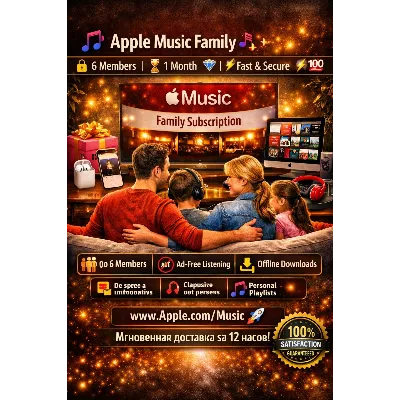 Apple Music Family | До 6 участников | ⏳ 1 месяц | Быстро - irongamers.ru