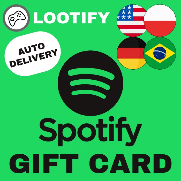 АВТО · Spotify Premium Бразилия · США · 1-3-6-12 МЕСЯЦЕВ · КОД