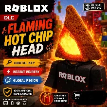 ROBLOX Flaming Hot Chip Head Код DLC