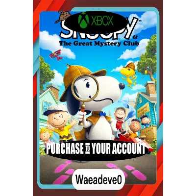 Snoopy & The Great Mystery Club Xbox – Purchase for Your Account - irongamers.ru