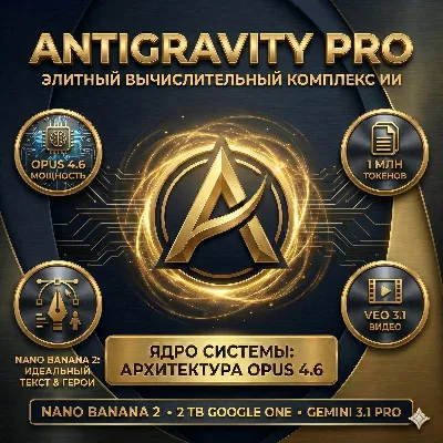 Antigravity ULRTA / PRO | GOOGLE AI PRO | Gemini 3.1| Claude Opus 4.6|ЛИЧНЫЙ 6месяцев - irongamers.ru