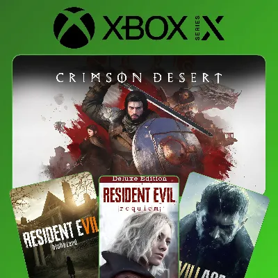 CRIMSON DESERT DELUXE + RESIDENT EVIL REQUIEM + RE 7 + RE VILLAGE | XBOX АККАУНТ - irongamers.ru