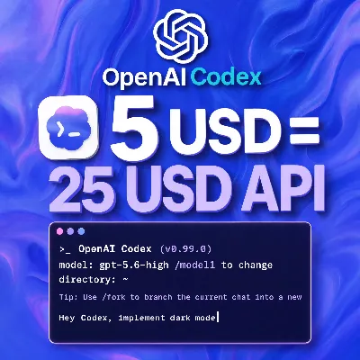 GPT 5.6 + Codex API | 700+ моделей | Баланс -80% | Дашборд