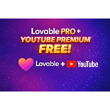 Lovable Pro – 1 месяц (25кредитов) ⚡ + бонусы (Optional)| Быстрая доставка