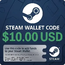 STEAM [10] USD US REGION | 100% БЕЛЫЕ (SAFE) | АВТОВЫДАЧА (INSTANT)