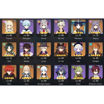 [2in1] GENSHIN IMPACT + Honkai: Star Rail | 55 AR | 45 CHARACTERS | 11 LEGENDARY - irongamers.ru