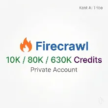 Firecrawl AI 10k / 80k / 630k Кредитов | Приватный аккаунт