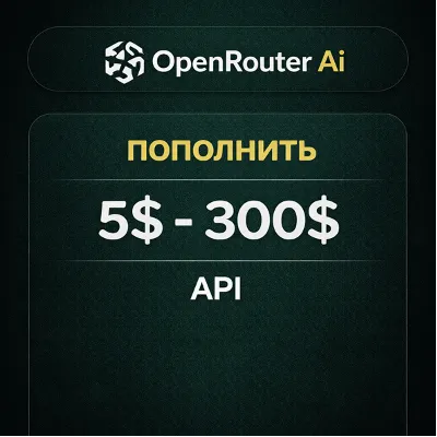 OpenRouter Ai | пополнить | 5$ - 300$ | API - irongamers.ru