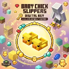 Minecraft Baby Chick Slippers➤Region Free Key➤Java/Bedrock