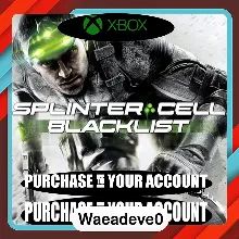 Tom Clancy's Splinter Cell: Blacklist Xbox – Purchase for Your Account