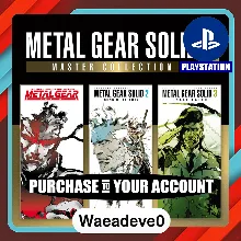 METAL GEAR SOLID: MASTER COLLECTION Vol.1 PS4 & PS5 – PlayStation (PSN) – Purchase in