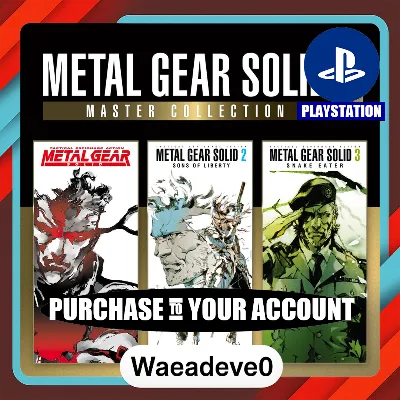 METAL GEAR SOLID: MASTER COLLECTION Vol.1 PS4 & PS5 – PlayStation (PSN) – Purchase in - irongamers.ru