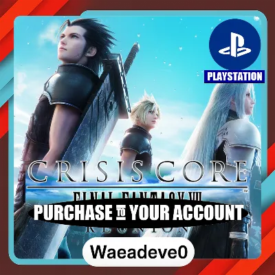 CRISIS CORE –FINAL FANTASY VII– REUNION PS4 & PS5 – PlayStation (PSN) – Purchase in Y - irongamers.ru