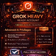 GROK HEAVY – ГОТОВЫЙ АККАУНТ | ГАРАНТИЯ 1 МЕСЯЦ
