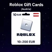 Roblox Gift Cards (Австрия) 10–200 EUR | Коды пополнения