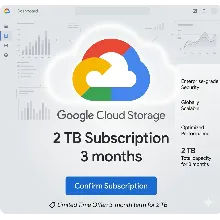 Google Cloud Storage Subscription 2 TB