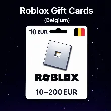 Roblox Gift Cards (Бельгия) 10–200 EUR | Коды пополнения