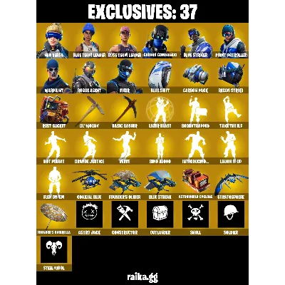 [PC/NIN] 103 skins | OG STW | Neo Versa | Blue Team Leader | Carbon Commando | Blue S - irongamers.ru
