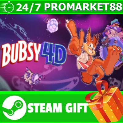 ВСЕ СТРАНЫ+РОССИЯ Bubsy 4D STEAM GIFT - irongamers.ru