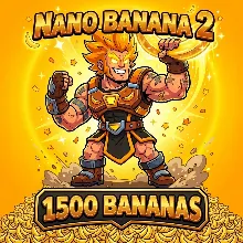 Nano Banana 2 - 1500 бананов (генерация изображений нейросетью Gemini)