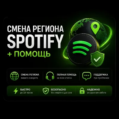 Смена региона Spotify + помощь - irongamers.ru