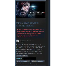 METAL GEAR SOLID V: GROUND ZEROES Steam Gift RU/CIS