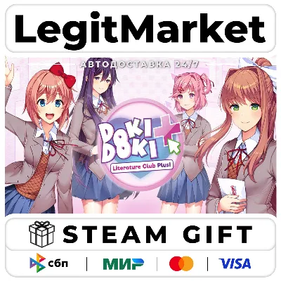 Doki Doki Literature Club Plus! / Steam АВТО / РУ + МИР - irongamers.ru