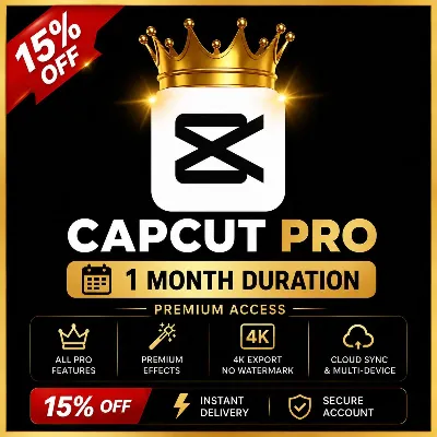 🎬 CapCut Pro Premium | 1 месяц | Готовый к использованию аккаунт - irongamers.ru