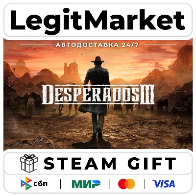 Desperados III / Steam АВТО / РУ + МИР - irongamers.ru