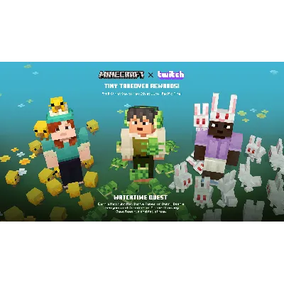 Minecraft Черепашьи мотивы + Заячья шапочка-бини + Шапочка детёныша Ключ/Код - irongamers.ru