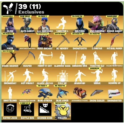 FN | Elite Agent, Glow, Rogue Agent,Take The L | 261 skins (45 paid) 750 VB - irongamers.ru