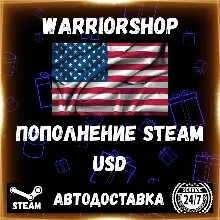 АВТО Пополнение Steam (Стим) Доллары cis СНГ • USD • 24/7