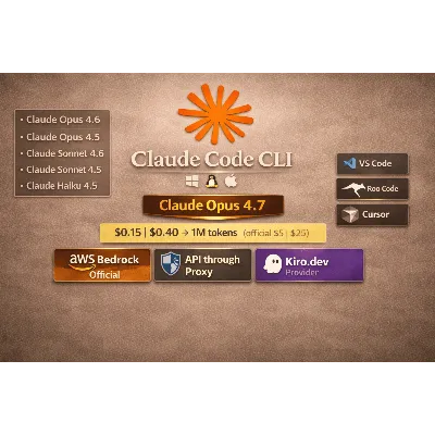 Claude code CLI - OPUS 4.7, 4.6 - АПИ ключ - Kilo Code, VS code, Cline и другие... - irongamers.ru