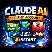 Claude AI Verified Account | Free Plan | Phone Verified | Full Access  | instant