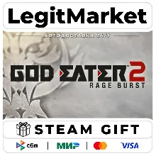 GOD EATER 2 Rage Burst / Steam АВТО / РУ + МИР