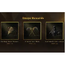 Soulmask 3/3 Twitch Drop Костюм песчаного бандита, Клинок лунной души, Молот Пяти