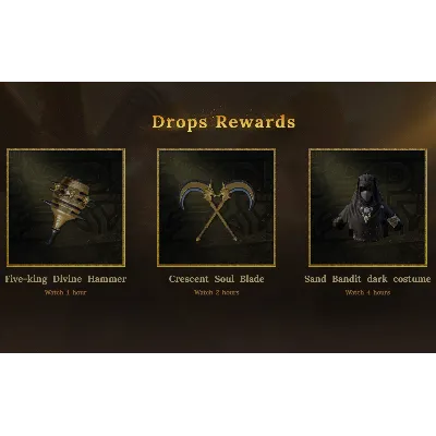 Soulmask 3/3 Twitch Drop Костюм песчаного бандита, Клинок лунной души, Молот Пяти - irongamers.ru