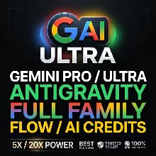 Google AI Pro/Ultra | Ultra — инвайт| 6 мес | 5K–50K кред | Veo 3.1