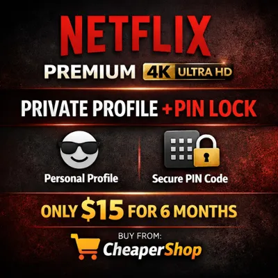 Аккаунт Netflix Premium/Персональный/личный профиль/4K - irongamers.ru