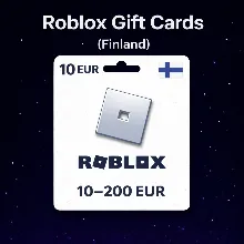Roblox Gift Cards (Финляндия) 10–200 EUR | Коды пополнения