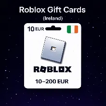 Roblox Gift Cards (Ирландия) 10–200 EUR | Коды пополнения