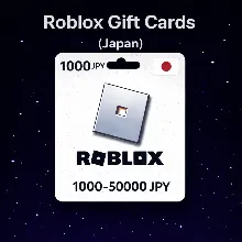 Roblox Gift Cards (Япония) 1000–50000 JPY | Коды пополнения