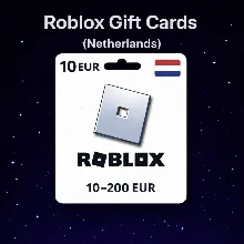 Roblox Gift Cards (Нидерланды) 10–200 EUR | Коды пополнения